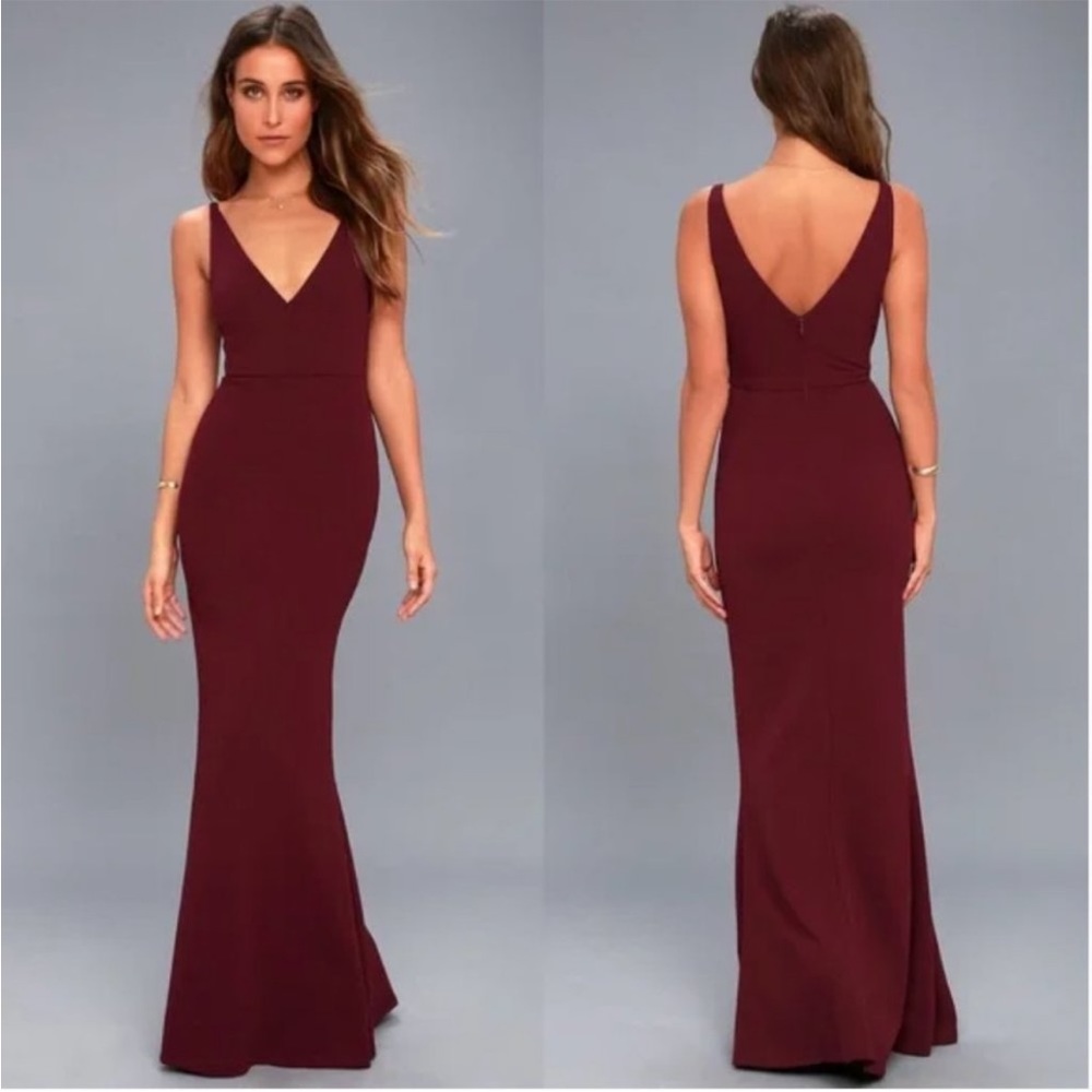Lulu’s Melora Plum Dress, Size Small